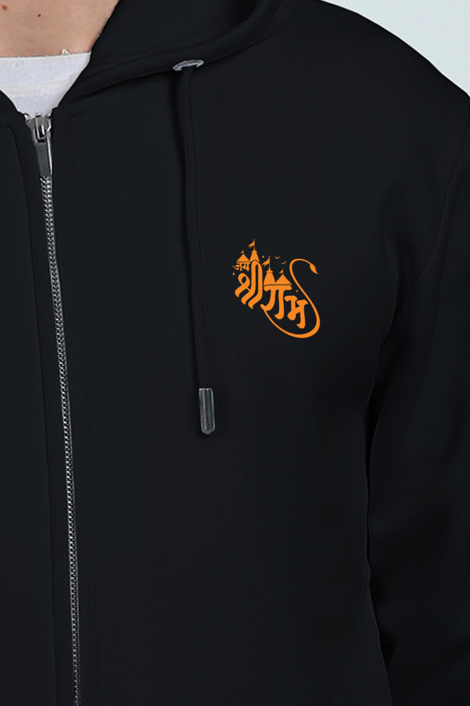 Unisex Hoodies with Jai Shree Ram embroidery