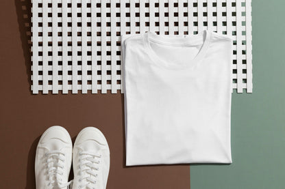 White Unisex Plain Polo T-Shirt